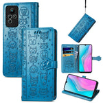 Simpatica custodia per telefono in pelle goffrata con gatto e cane, For Honor X8 5G, For Infinix Note 11, For Xiaomi Poco M5
