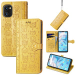 Simpatica custodia per telefono in pelle goffrata con gatto e cane, For UMIDIGI A13S, For vivo T2X, For ZTE Blade A72 4G