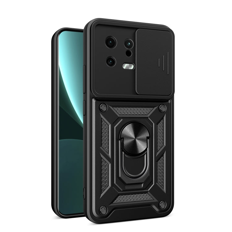 Custodia per telefono con design a copertura della fotocamera scorrevole, For Xiaomi 13, For Xiaomi 13 Pro