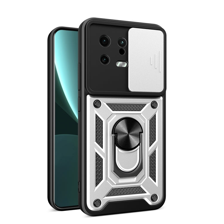Custodia per telefono con design a copertura della fotocamera scorrevole, For Xiaomi 13, For Xiaomi 13 Pro