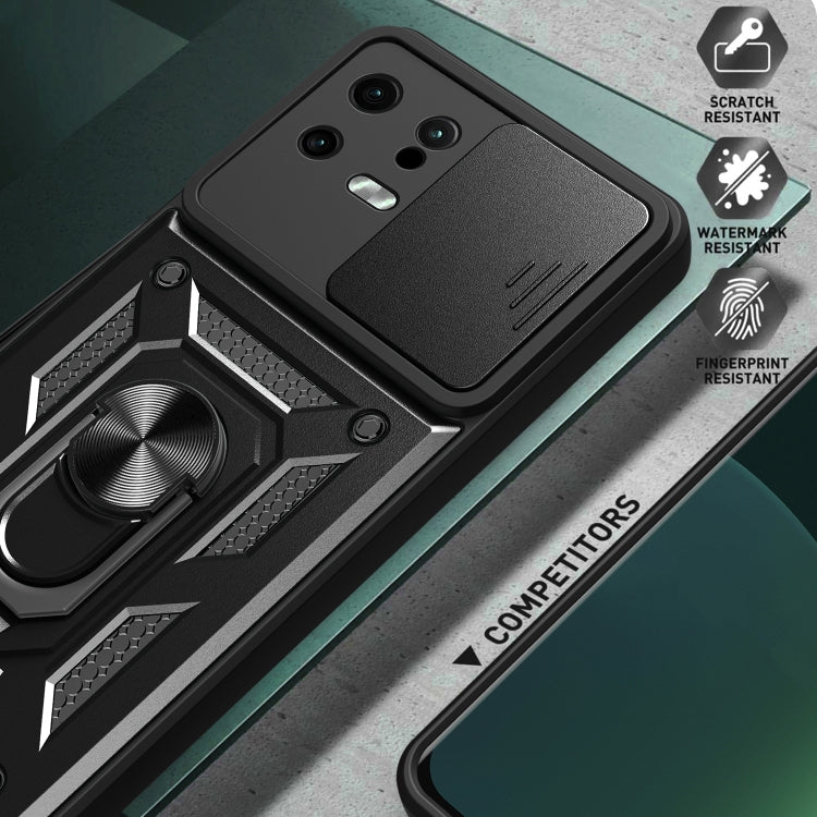 Custodia per telefono con design a copertura della fotocamera scorrevole, For Xiaomi 13, For Xiaomi 13 Pro