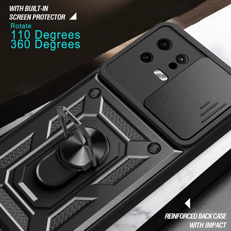 Custodia per telefono con design a copertura della fotocamera scorrevole, For Xiaomi 13, For Xiaomi 13 Pro