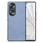 Cover posteriore in pelle con texture in fibra di carbonio, For Honor 70, For Huawei Nova Y90, For vivo Y35, For Samsung Galaxy A50