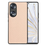 Cover posteriore in pelle con texture in fibra di carbonio, For Honor 70, For Huawei Nova Y90, For vivo Y35, For Samsung Galaxy A50