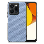 Cover posteriore in pelle con texture in fibra di carbonio, For Honor 70, For Huawei Nova Y90, For vivo Y35, For Samsung Galaxy A50
