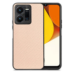 Cover posteriore in pelle con texture in fibra di carbonio, For Honor 70, For Huawei Nova Y90, For vivo Y35, For Samsung Galaxy A50
