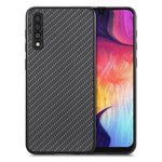 Cover posteriore in pelle con texture in fibra di carbonio, For Honor 70, For Huawei Nova Y90, For vivo Y35, For Samsung Galaxy A50