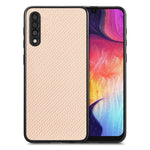 Cover posteriore in pelle con texture in fibra di carbonio, For Honor 70, For Huawei Nova Y90, For vivo Y35, For Samsung Galaxy A50