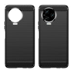 Custodia per telefono TPU in fibra di carbonio con trama spazzolata, For Infinix Note 12 2023, For Infinix Note 12 Pro
