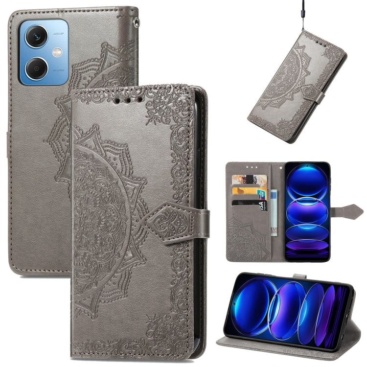 Custodia per telefono in pelle goffrata fiore mandala, For Xiaomi 13, For Xiaomi Redmi Note 12 5G, For Xiaomi Redmi Note 12 Pro 5G, For Xiaomi Redmi Note 12 Pro+ China, For Xiaomi 13 Pro, For Xiaomi Redmi Note 12 Discovery                              ...