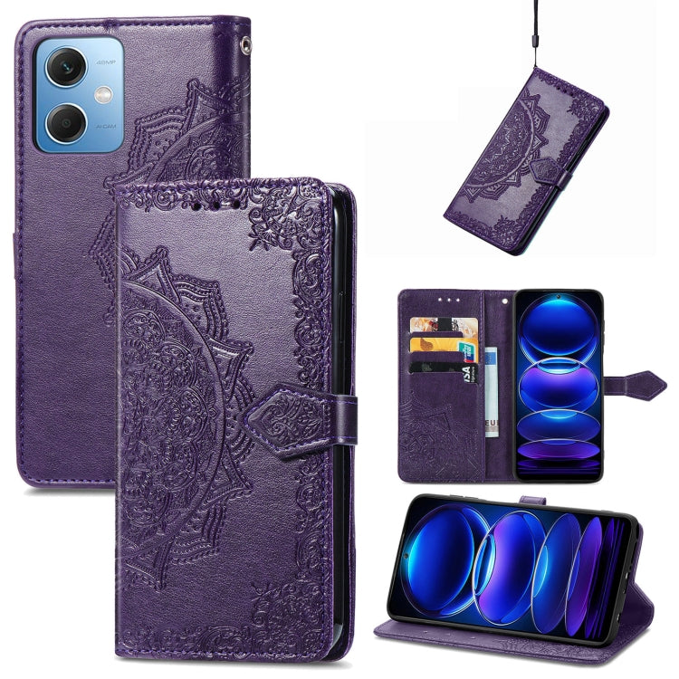 Custodia per telefono in pelle goffrata fiore mandala, For Xiaomi 13, For Xiaomi Redmi Note 12 5G, For Xiaomi Redmi Note 12 Pro 5G, For Xiaomi Redmi Note 12 Pro+ China, For Xiaomi 13 Pro, For Xiaomi Redmi Note 12 Discovery                              ...