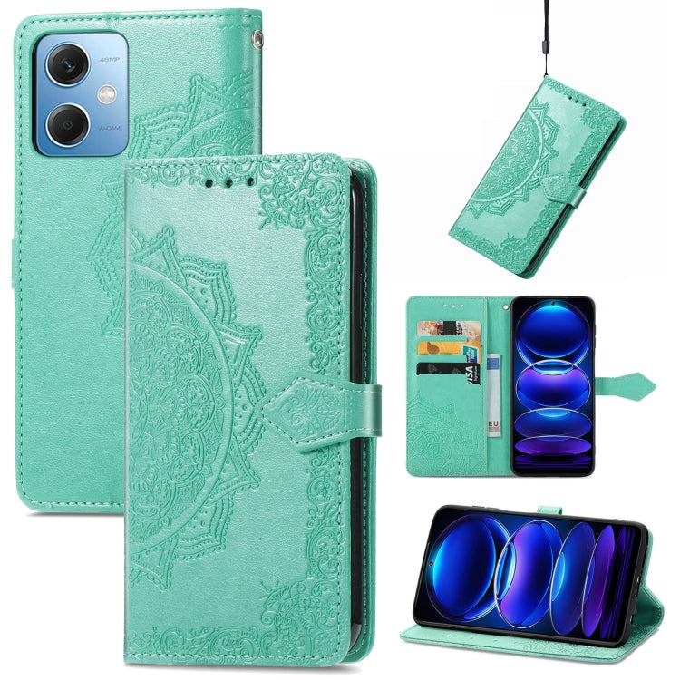 Custodia per telefono in pelle goffrata fiore mandala, For Xiaomi 13, For Xiaomi Redmi Note 12 5G, For Xiaomi Redmi Note 12 Pro 5G, For Xiaomi Redmi Note 12 Pro+ China, For Xiaomi 13 Pro, For Xiaomi Redmi Note 12 Discovery                              ...