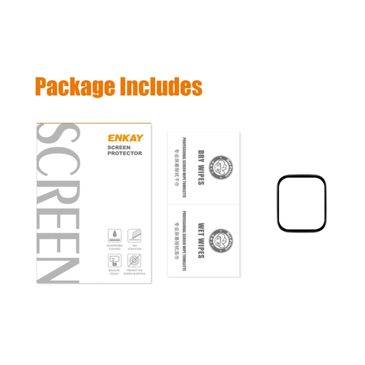 Per Redmi Watch 3 ENKAY 3D Full Coverage Soft PC Edge + PMMA HD Screen Protector Film, 1 PCS, 2 PCS, 5 PCS, 10 PCS