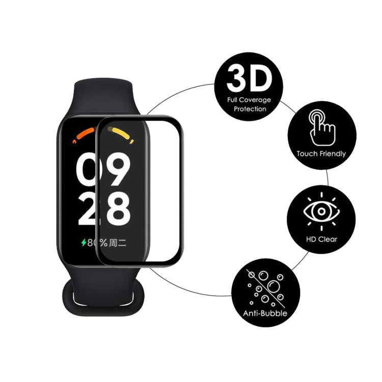 Per Redmi Smart Band 2 ENKAY Hat-Prince 3D Full Coverage Soft PC Edge + Pellicola proteggi schermo PMMA HD, 1 PCS, 2 PCS, 5 PCS, 10 PCS