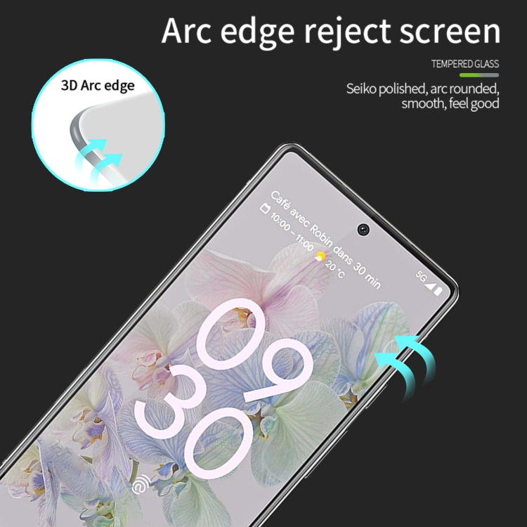 PINWUYO 9H Pellicola in vetro temperato a schermo intero curvo 3D antideflagrante, For Google Pixel 7A, For Xiaomi Redmi 12C, For Xiaomi Redmi K60 / K60 Pro, For Honor 80 GT