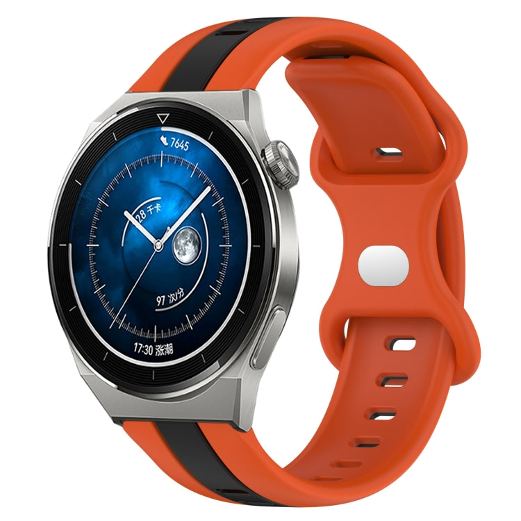 Cinturino in silicone bicolore 20mm per Huawei Watch GT3