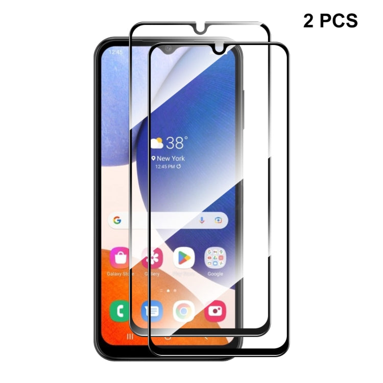 Per Samsung Galaxy A14 5G ENKAY Hat-Prince Full Glue 0.26mm 9H 2.5D Vetro temperato Full Film, For Samsung Galaxy A14 5G(1pcs), For Samsung Galaxy A14 5G(2pcs), For Samsung Galaxy A14 5G(5pcs), For Samsung Galaxy A14 5G(10pcs)