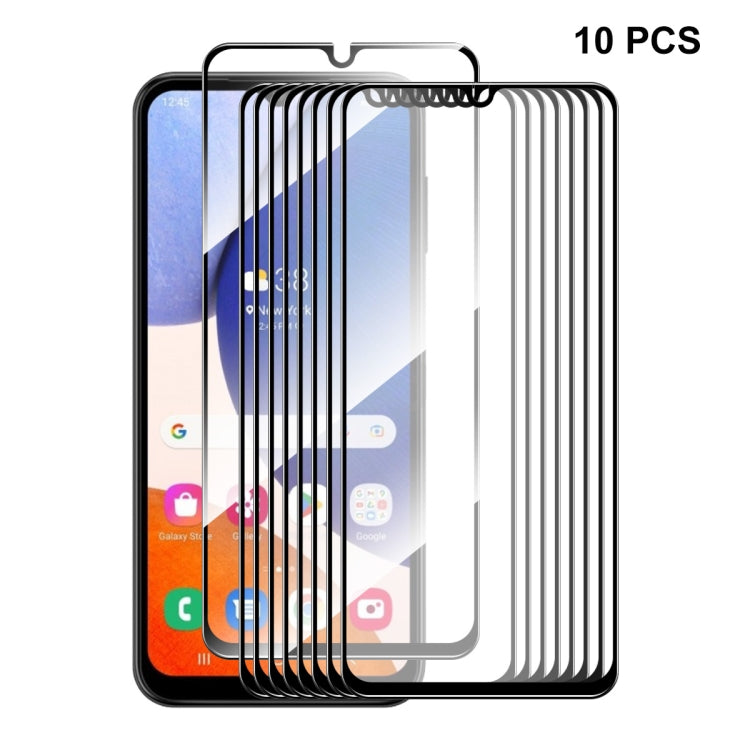 Per Samsung Galaxy A14 5G ENKAY Hat-Prince Full Glue 0.26mm 9H 2.5D Vetro temperato Full Film, For Samsung Galaxy A14 5G(1pcs), For Samsung Galaxy A14 5G(2pcs), For Samsung Galaxy A14 5G(5pcs), For Samsung Galaxy A14 5G(10pcs)