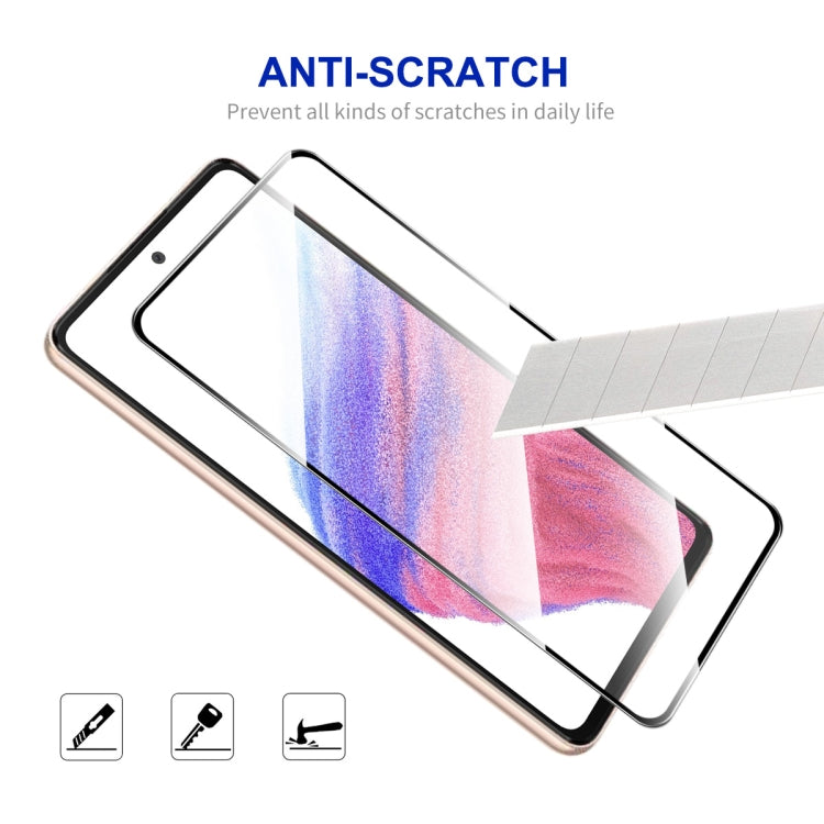 Per Samsung Galaxy A54 5G ENKAY Hat-Prince Full Glue 0.26mm 9H 2.5D Vetro temperato Full Film, For Samsung Galaxy A54 5G(1pcs), For Samsung Galaxy A54 5G(2pcs), For Samsung Galaxy A54 5G(5pcs), For Samsung Galaxy A54 5G(10pcs)