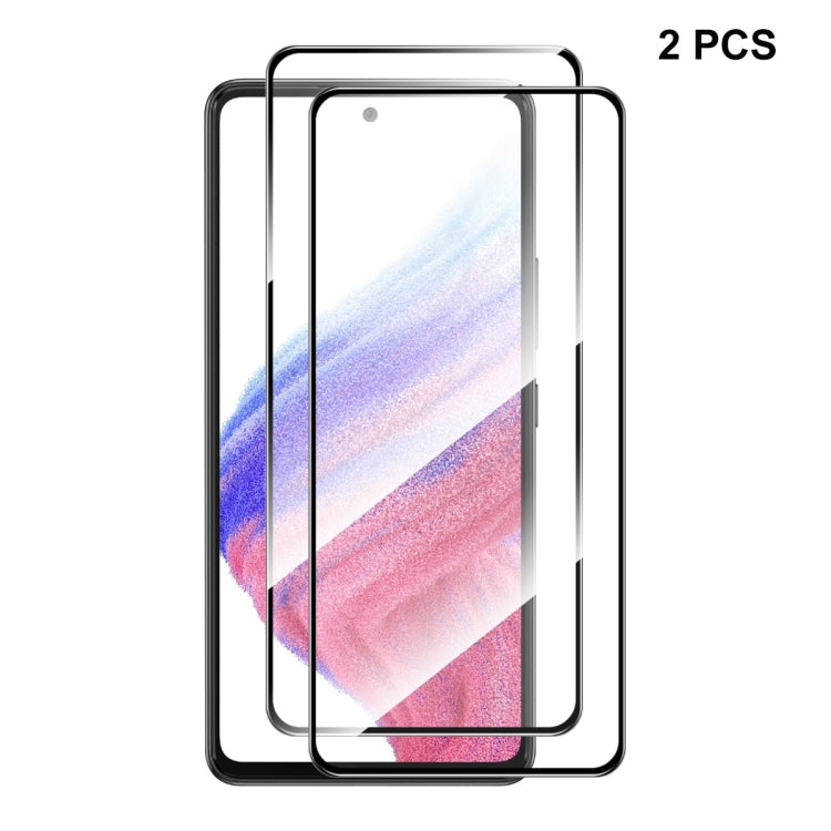 Per Samsung Galaxy A54 5G ENKAY Hat-Prince Full Glue 0.26mm 9H 2.5D Vetro temperato Full Film, For Samsung Galaxy A54 5G(1pcs), For Samsung Galaxy A54 5G(2pcs), For Samsung Galaxy A54 5G(5pcs), For Samsung Galaxy A54 5G(10pcs)