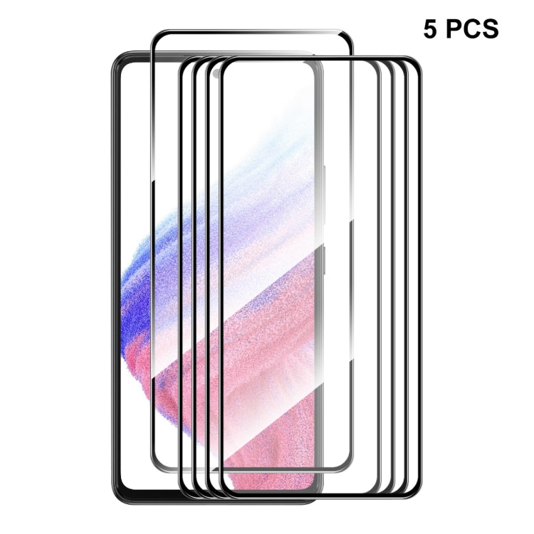 Per Samsung Galaxy A54 5G ENKAY Hat-Prince Full Glue 0.26mm 9H 2.5D Vetro temperato Full Film, For Samsung Galaxy A54 5G(1pcs), For Samsung Galaxy A54 5G(2pcs), For Samsung Galaxy A54 5G(5pcs), For Samsung Galaxy A54 5G(10pcs)
