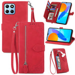 Custodia per telefono in pelle antiurto con fiore in rilievo, For Honor X8 5G, For OPPO A17, For OPPO Reno8, For Xiaomi Poco M5