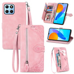 Custodia per telefono in pelle antiurto con fiore in rilievo, For Honor X8 5G, For OPPO A17, For OPPO Reno8, For Xiaomi Poco M5