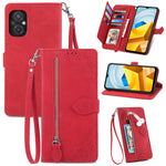 Custodia per telefono in pelle antiurto con fiore in rilievo, For Honor X8 5G, For OPPO A17, For OPPO Reno8, For Xiaomi Poco M5