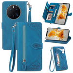 Custodia per telefono in pelle antiurto con fiore in rilievo, For vivo iQOO 10, For vivo T2X 5G, For ZTE Blade A72 4G, For Huawei Mate 50 Pro