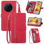 Custodia per telefono in pelle antiurto con fiore in rilievo, For vivo iQOO 10, For vivo T2X 5G, For ZTE Blade A72 4G, For Huawei Mate 50 Pro