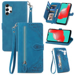 Custodia per telefono in pelle antiurto con fiore in rilievo, For  Samsung Galaxy A32 5G, For Xiaomi Redmi K50 Ultra