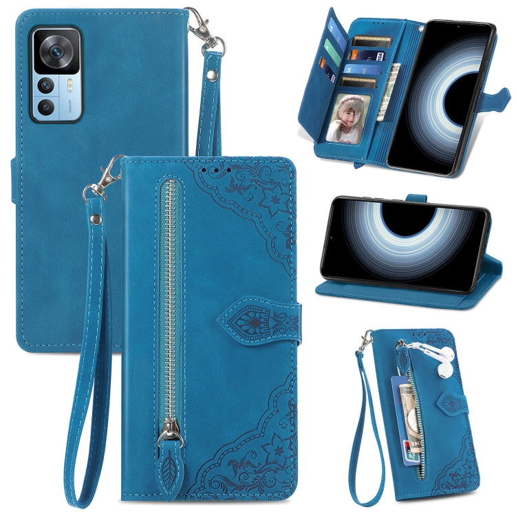 Custodia per telefono in pelle antiurto con fiore in rilievo, For  Samsung Galaxy A32 5G, For Xiaomi Redmi K50 Ultra