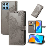 Custodia per telefono in pelle goffrata fiore mandala, For Honor Magic 4 Pro, For Honor X8 5G, For Honor X30 / Magic 4 Lite 5G, For Infinix Note 11