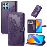 Custodia per telefono in pelle goffrata fiore mandala, For Honor Magic 4 Pro, For Honor X8 5G, For Honor X30 / Magic 4 Lite 5G, For Infinix Note 11