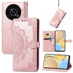 Custodia per telefono in pelle goffrata fiore mandala, For Honor Magic 4 Pro, For Honor X8 5G, For Honor X30 / Magic 4 Lite 5G, For Infinix Note 11