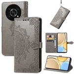 Custodia per telefono in pelle goffrata fiore mandala, For Honor Magic 4 Pro, For Honor X8 5G, For Honor X30 / Magic 4 Lite 5G, For Infinix Note 11