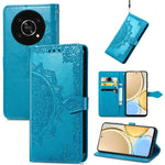 Custodia per telefono in pelle goffrata fiore mandala, For Honor Magic 4 Pro, For Honor X8 5G, For Honor X30 / Magic 4 Lite 5G, For Infinix Note 11