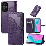 Custodia per telefono in pelle goffrata fiore mandala, For Honor Magic 4 Pro, For Honor X8 5G, For Honor X30 / Magic 4 Lite 5G, For Infinix Note 11