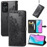 Custodia per telefono in pelle goffrata fiore mandala, For Honor Magic 4 Pro, For Honor X8 5G, For Honor X30 / Magic 4 Lite 5G, For Infinix Note 11