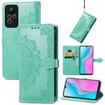 Custodia per telefono in pelle goffrata fiore mandala, For Honor Magic 4 Pro, For Honor X8 5G, For Honor X30 / Magic 4 Lite 5G, For Infinix Note 11