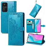 Custodia per telefono in pelle goffrata fiore mandala, For Honor Magic 4 Pro, For Honor X8 5G, For Honor X30 / Magic 4 Lite 5G, For Infinix Note 11