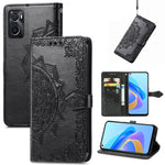 Custodia per telefono in pelle goffrata fiore mandala, For OPPO A76 4G, For Realme 10 4G, For Realme V23, For TCL 405