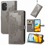 Custodia per telefono in pelle goffrata fiore mandala, For UMIDIGI A13S, For Xiaomi Poco M5, For ZTE Blade A72 4G, For ZTE Blade V40S