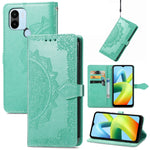 Custodia per telefono in pelle goffrata fiore mandala, For ZTE Blade V40 Pro, For Xiaomi Redmi A1+, For Huawei Mate 50 Pro, For Xiaomi Poco X3 Pro