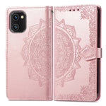 Custodia per telefono in pelle goffrata fiore mandala, For UMIDIGI A13S, For Xiaomi Poco M5, For ZTE Blade A72 4G, For ZTE Blade V40S