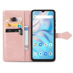 Custodia per telefono in pelle goffrata fiore mandala, For UMIDIGI A13S, For Xiaomi Poco M5, For ZTE Blade A72 4G, For ZTE Blade V40S