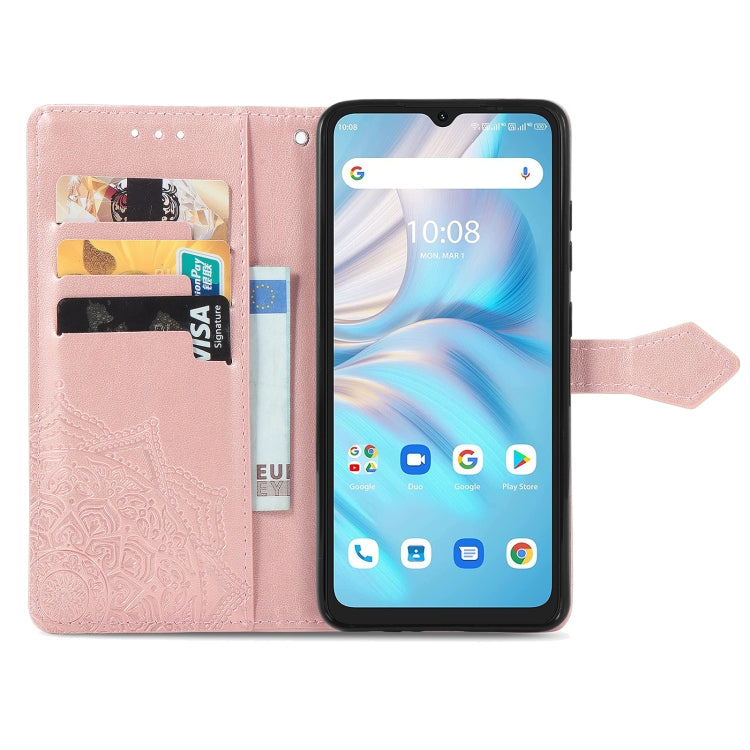 Custodia per telefono in pelle goffrata fiore mandala, For UMIDIGI A13S, For Xiaomi Poco M5, For ZTE Blade A72 4G, For ZTE Blade V40S