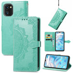 Custodia per telefono in pelle goffrata fiore mandala, For UMIDIGI A13S, For Xiaomi Poco M5, For ZTE Blade A72 4G, For ZTE Blade V40S