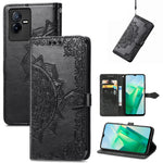 Custodia per telefono in pelle goffrata fiore mandala, For Xiaomi Poco X4 GT, For Xiaomi Redmi Note 10S, For Asus Zenfone 9, For vivo T2X 5G