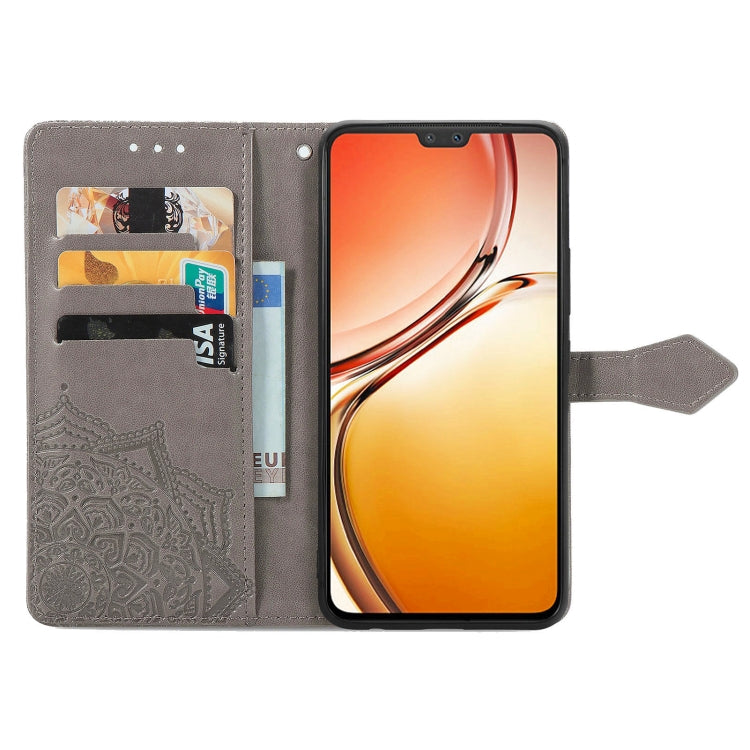 Custodia per telefono in pelle goffrata fiore mandala, For vivo V23 5G, For vivo X80 Lite, For vivo X80 Pro